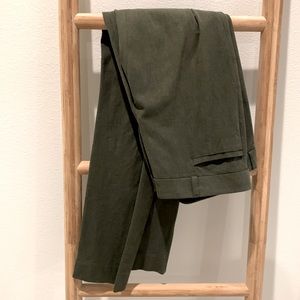 Banana Republic Sloan Pants - Olive, Straight Leg